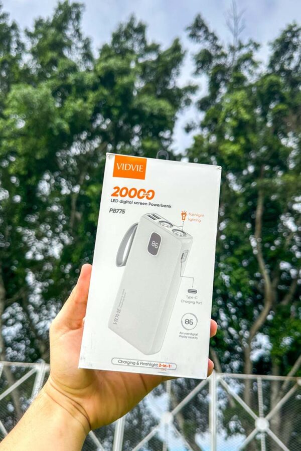 Powerbank Vidvie 20000mAh con Pantalla LED